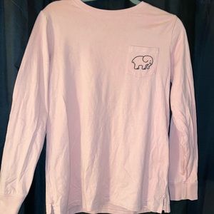 ivory ella shirt, size small.